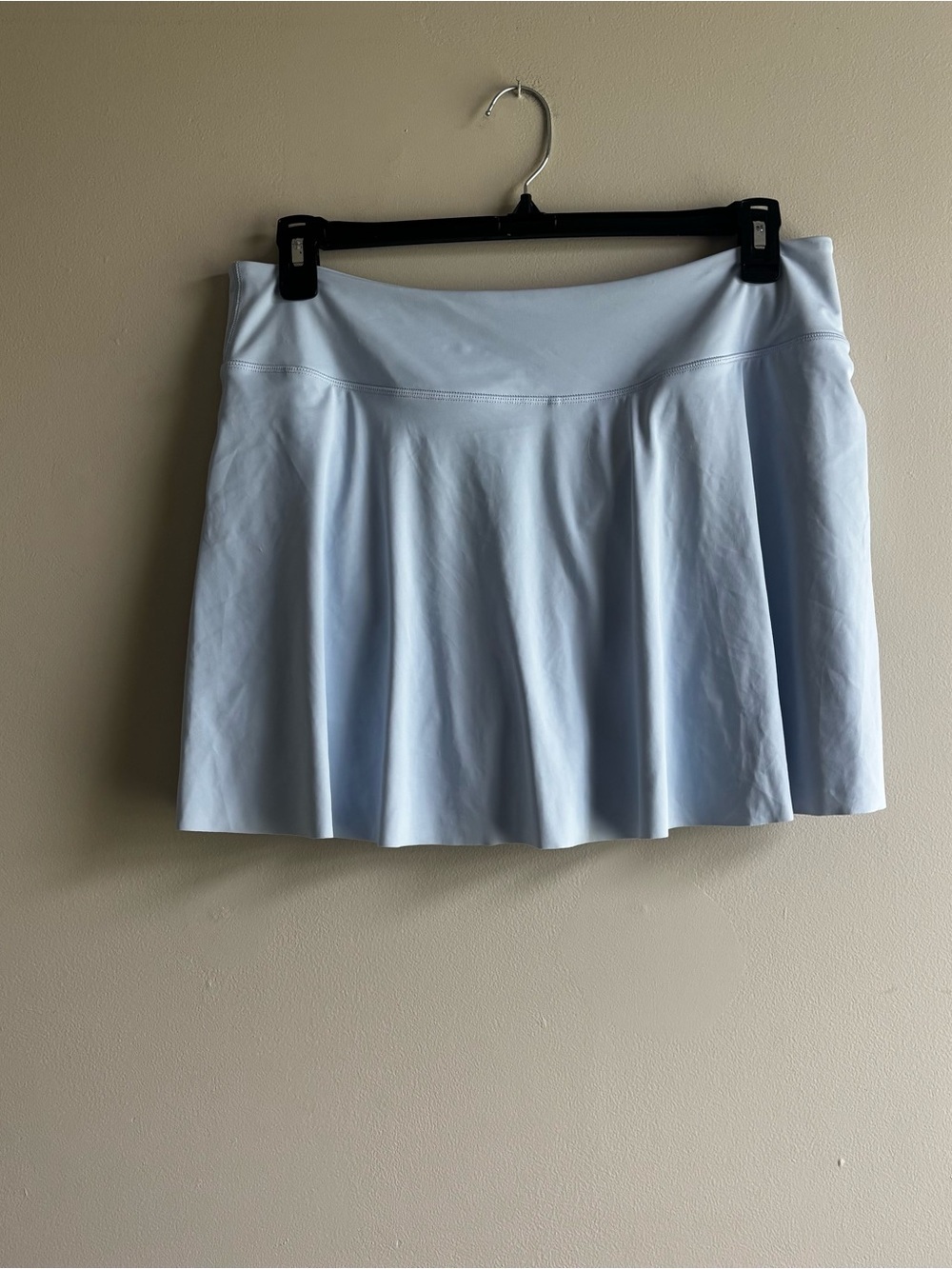 Women’s Light Blue Athletic Skort with Flared Silhouette